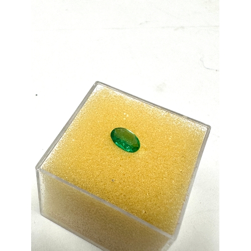 92 - loose 0.35ct smaragd emerald