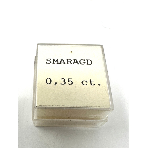 92 - loose 0.35ct smaragd emerald