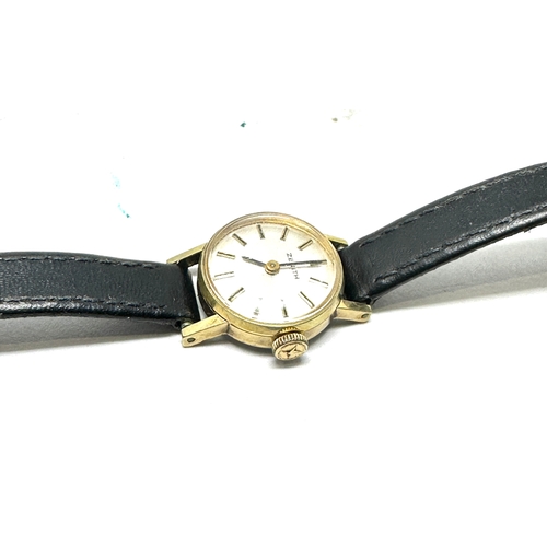 468 - Vintage presentation ladies Zenith wrist watch the watch is ticking