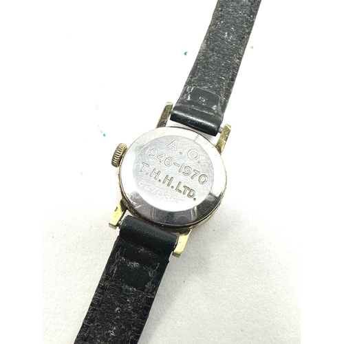 468 - Vintage presentation ladies Zenith wrist watch the watch is ticking