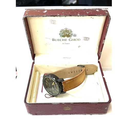 298 - Curren chronometer watch and Buech Giros box