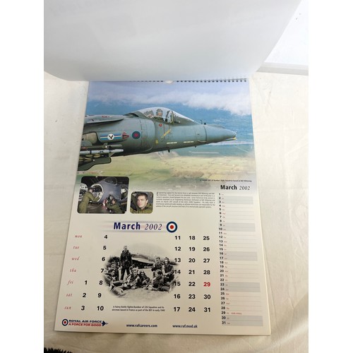 10 - Vintage 2002 Royal Air Force calander, 60th commemorative year of Bomber command