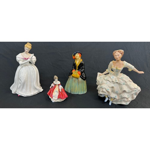 2 - Selection of lady figures includes Royal Doulton Denise, Southern Belle, Wedgwood and Sylvav no 888