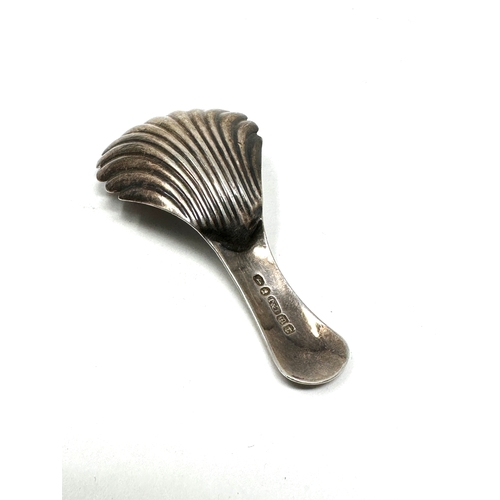 39 - Georgian silver tea caddy spoon