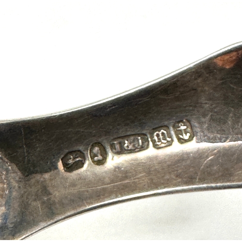 39 - Georgian silver tea caddy spoon