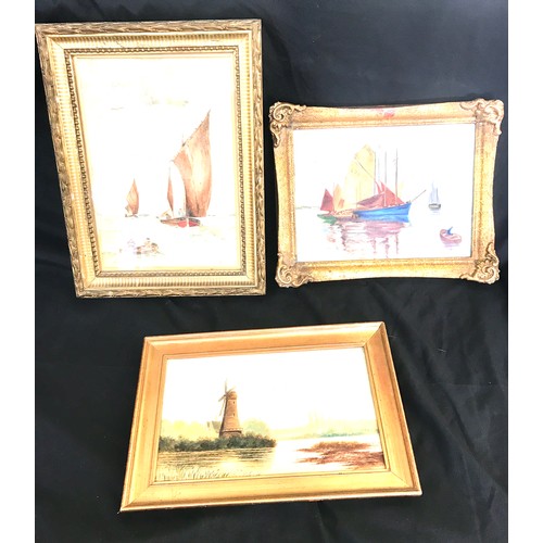 31 - 3 Framed pictures/ prints largest measures approximately 12.5 inches by 9.5 inches