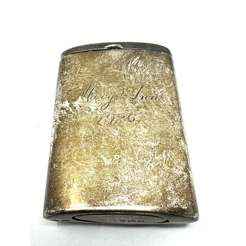 41 - Antique silver match box
