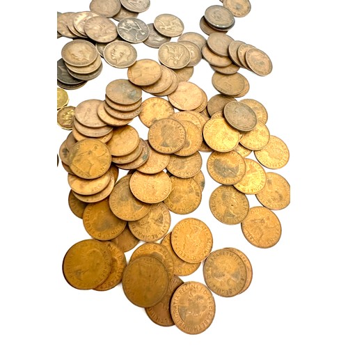 409 - Large selection of assorted coins includes Edward VII, Elizabeth II etc