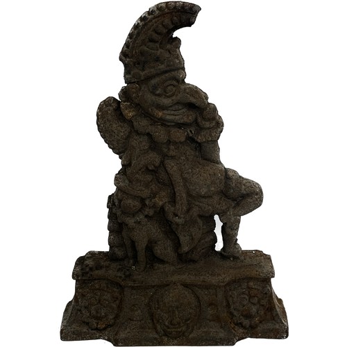 8 - Antique cast iron Mr Punch doorstop