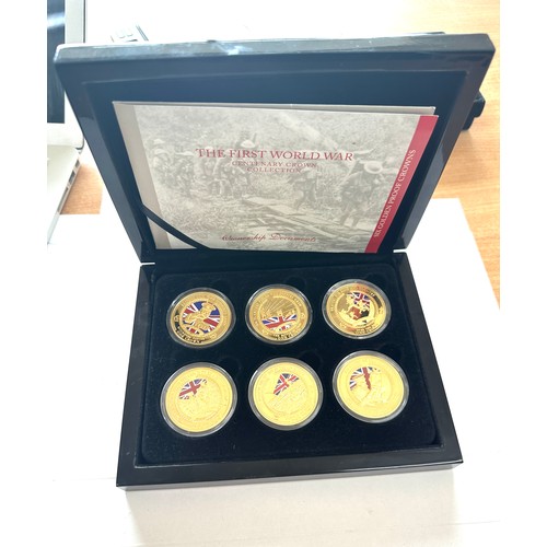 412 - The First World War - Centenary Crown Collection - 2014 Proof Coin Set