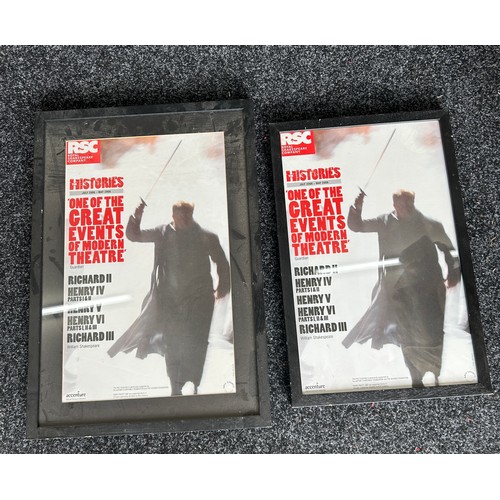 23 - Two framed theatre posters largest measures approx 24 inches high by 17 inches wide