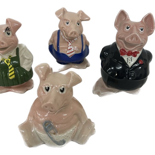 44 - Selection of Nat West money bank pigs includes Woody, Annabel, Maxwell, Lady Hilary and Sir Nathanie... 