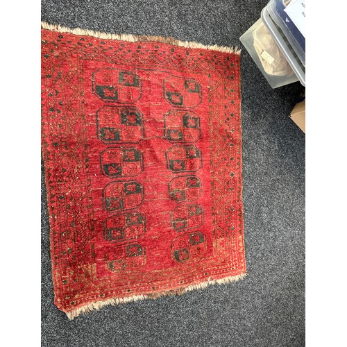 603 - Vintage lounge rug, measures approximately 54 inches long 44 inches wide