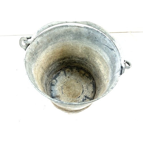 48 - Galvanised vintage small bucket, approximate height 10 inches, diameter 9 inches