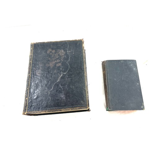 76 - Large antique bible, 1915 small bible