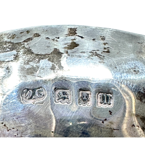 122 - Silver bowl london silver hallmarks measures approx 10cm dia