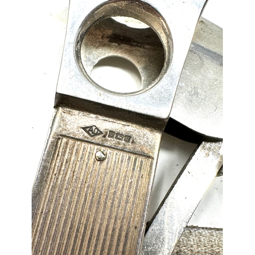 119 - silver mounted cigar cutter