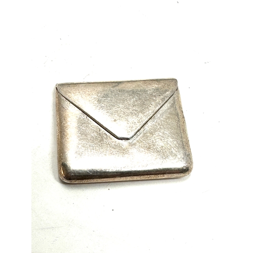 104 - silver envelope stamp case