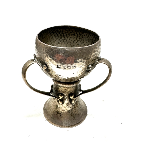 106 - Antique silver mether cup military presentation engraved measures approx height 8cm