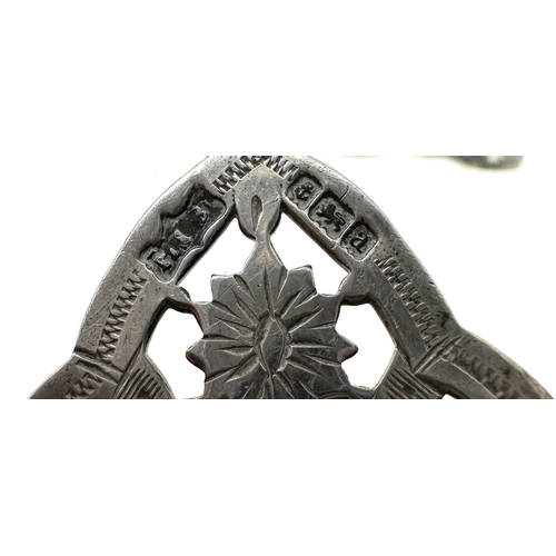 142 - Antique Silver nurses buckle