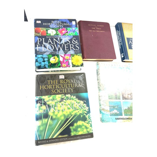 85 - Selection of assorted books includes gardening, golf, bible etc