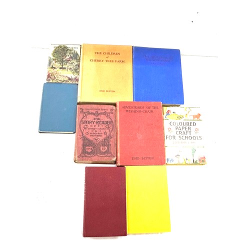 90 - Selection of vintage childrens hardback books, to include the story reader, In green pastures etc