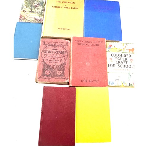 90 - Selection of vintage childrens hardback books, to include the story reader, In green pastures etc