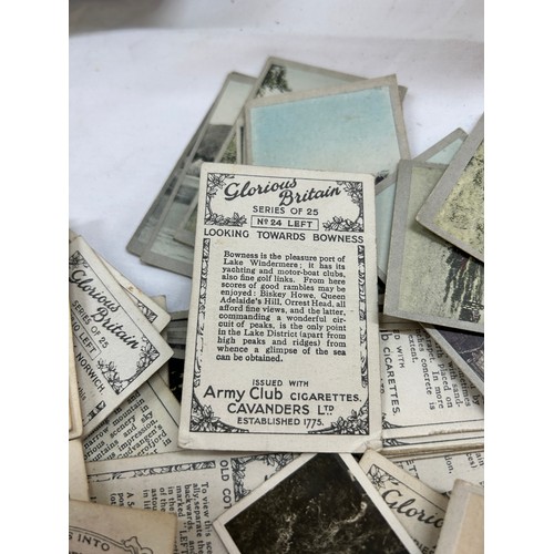 25 - Vintage Cavenders cigarette cards series 25 ' Glorious Britain'