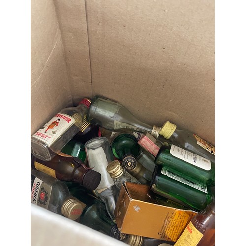 83 - Selection of 48 alcohol miniatures (14 full, 5 partial, 29 empty)