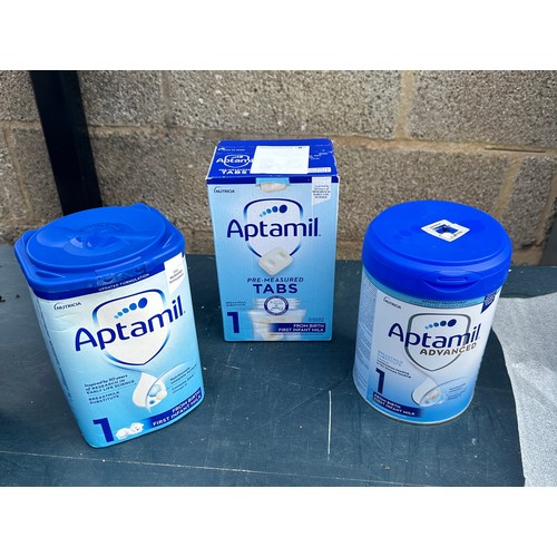 2 Boxes of aptamil from bith milk and aptamil tabs, sealed