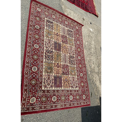 599 - Vintage lounge rug, measures approximately 74 inches long, 53 inches wide