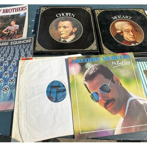 75 - Selection of assorted records includes Animal lbary, Mozar, everly brother etc