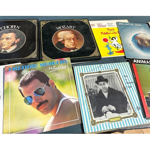 75 - Selection of assorted records includes Animal lbary, Mozar, everly brother etc