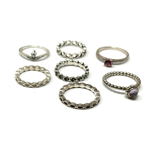 441 - X 8 .925 Pandora Rings (25g)