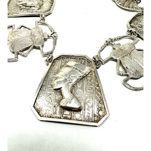 408 - .925 Egyptian Revival Necklace (53g)