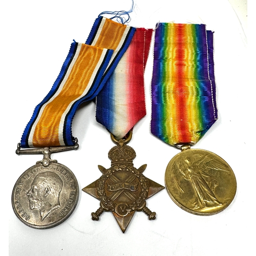 65 - ww1 trio medals to 70683 spr d.j bonfield r.e