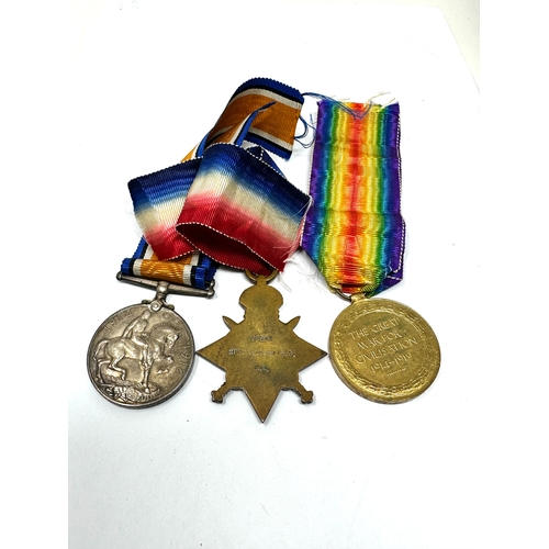 65 - ww1 trio medals to 70683 spr d.j bonfield r.e