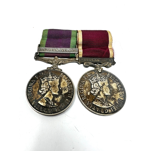 64 - ER.11 Mounted C.SM Northern ireland & long service medals to 24030911