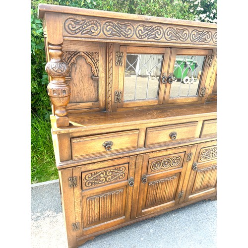 600 - Buffet sideboard, approximate measurements: length 54 inches, height 54 inches, Depth 18 inches