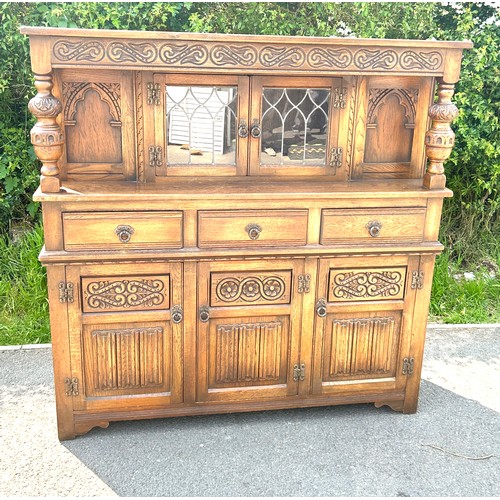 600 - Buffet sideboard, approximate measurements: length 54 inches, height 54 inches, Depth 18 inches