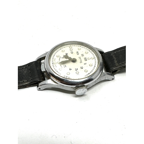 495 - Vintage Smiths  braille wrist watch the watch is ticking