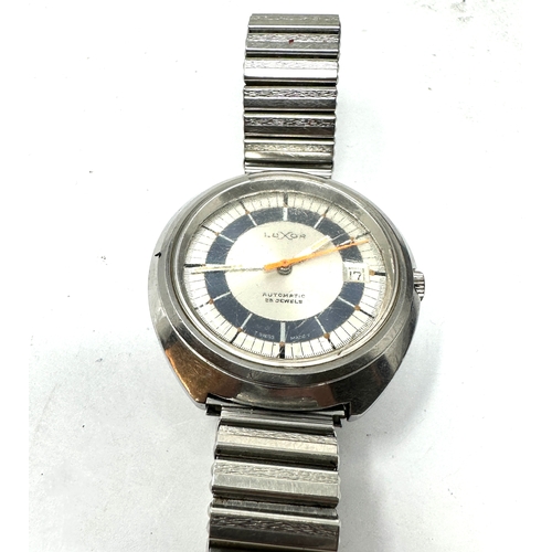 501 - Vintage gents Luxor automatic wrist watch the watch is ticking