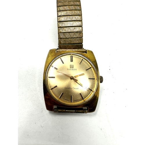 499 - Vintage tissot seastar seven wrist watch the watch is ticking