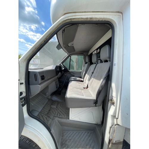 100E - Volkswagen LT 35 Luton van with tail lift , approximate mileage 157,851 miles, YB06 XLJ, MOT until F... 