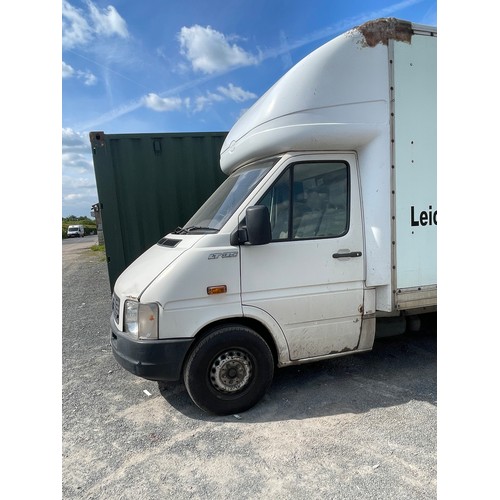 100E - Volkswagen LT 35 Luton van with tail lift , approximate mileage 157,851 miles, YB06 XLJ, MOT until F... 