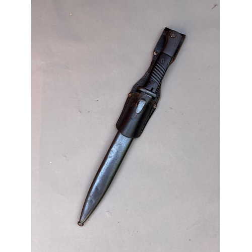 86 - German ww2 K98 bayonet marked 44 FNJ produced by Alexander Coppel gmbh Solingen length 40.5cm