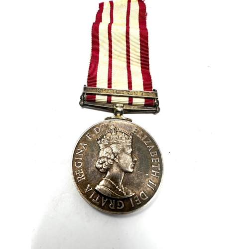 27 - ER.11 N.G.S Medal near east to c/k 959473 b.a parnwell m.e ir.n