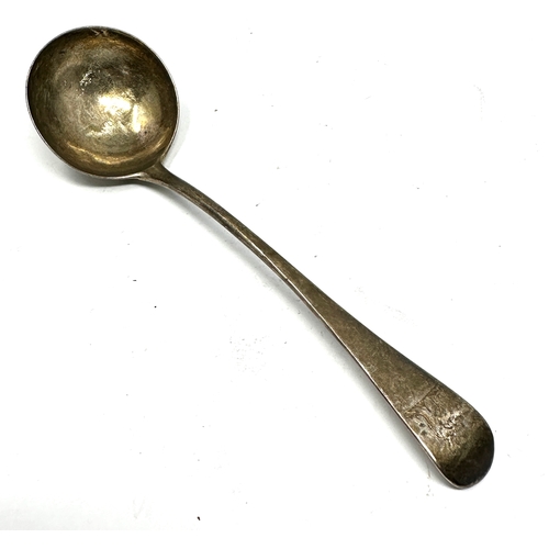 87 - Georgian silver sauce ladle