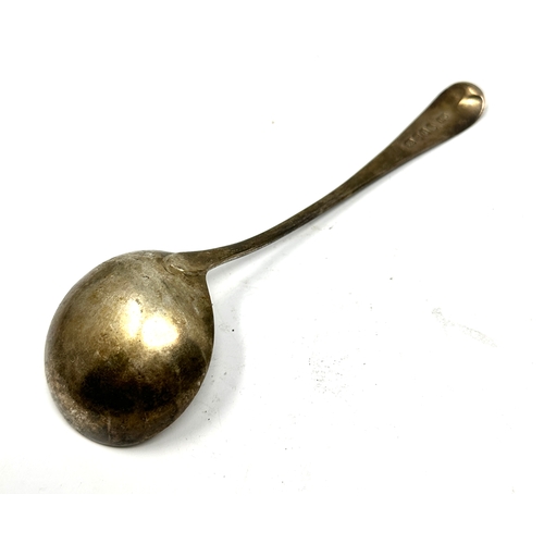 87 - Georgian silver sauce ladle