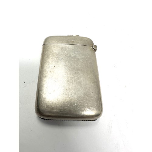 130 - Antique silver vesta case